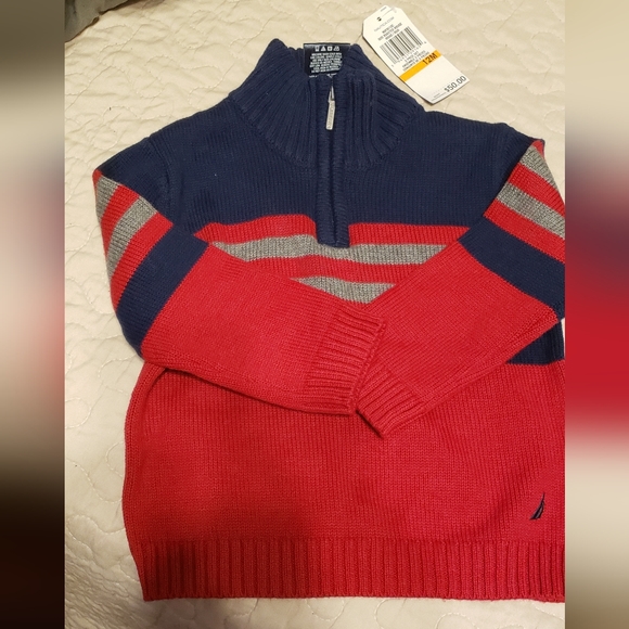 Nwot Nautical Toddler boy's sweater - Picture 1 of 3